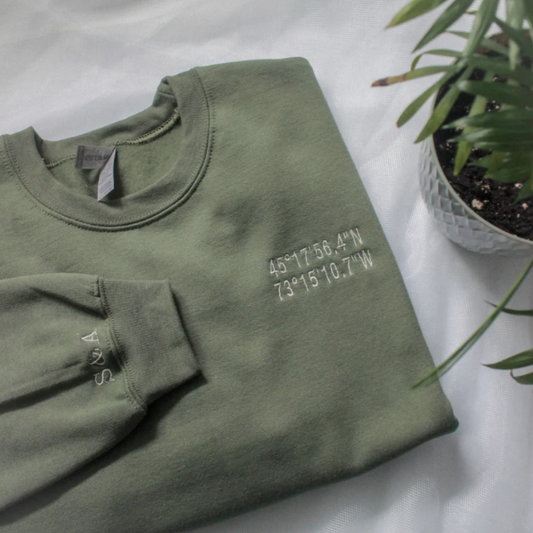 Pulover s koordinati