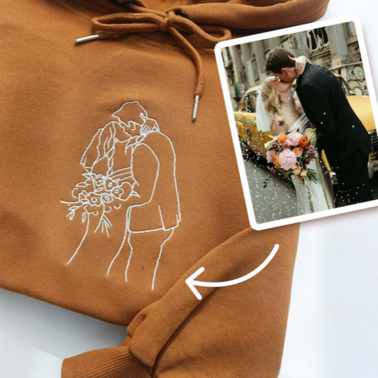 Pulover z obrisom para