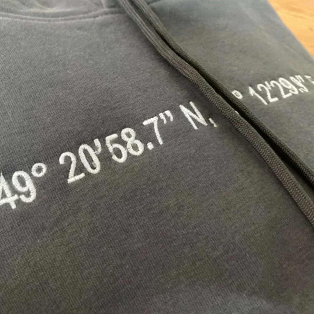 Pulover s koordinati