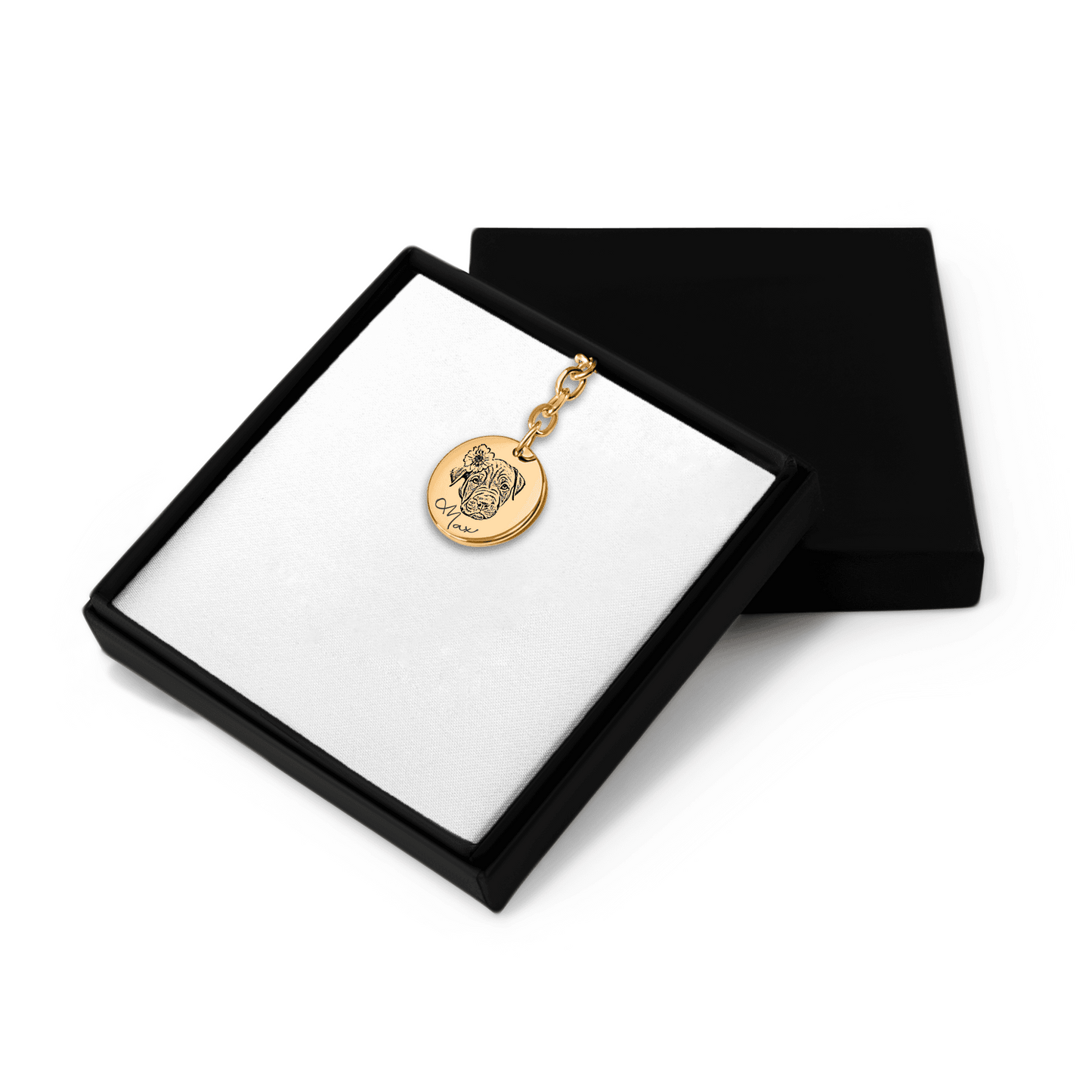 Obesek s personaliziranim portretom ljubljenčka