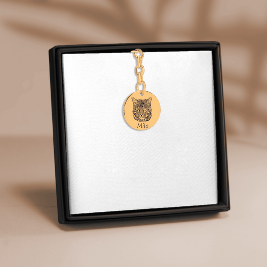 Obesek s personaliziranim portretom ljubljenčka