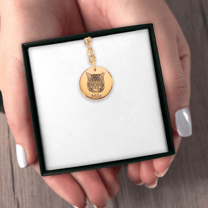 Obesek s personaliziranim portretom ljubljenčka